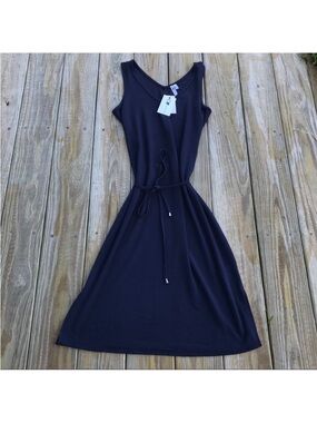Cable & Gauge Navy Casual Dress